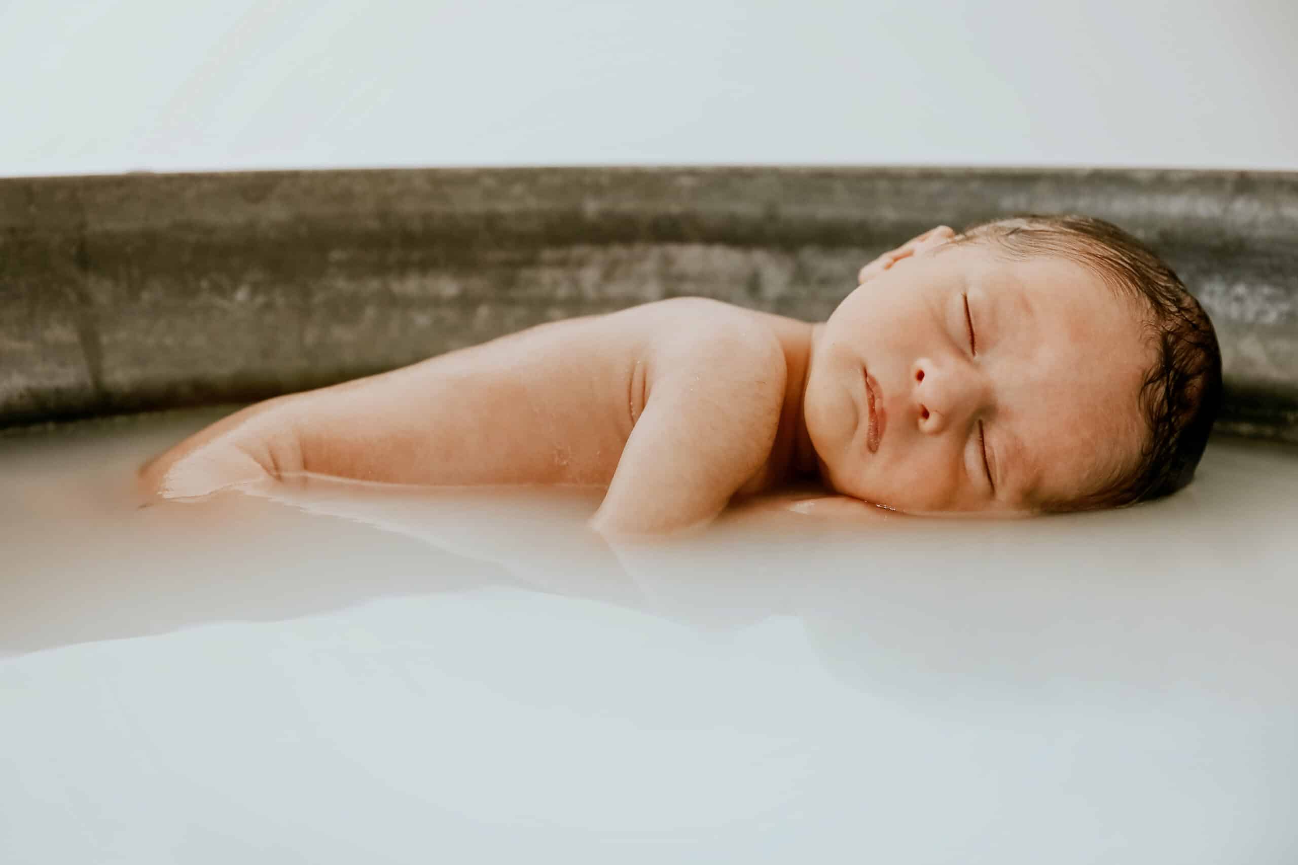 Le bain de lait fleuri